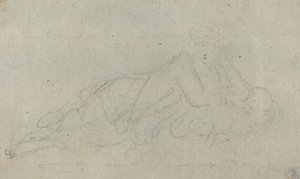 Liegende Frau (verso)