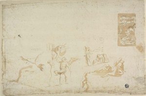 Skizzen mythologischer Themen von Giovanni Battista Cipriani