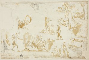 Skizzen von mythologischen Themen von Giovanni Battista Cipriani