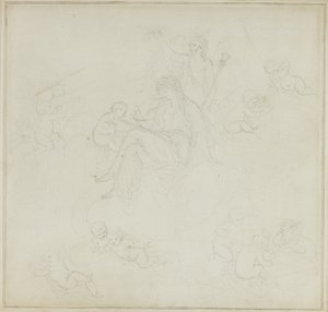 Venus mit Putti von Giovanni Battista Cipriani