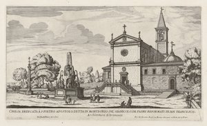 Chiesa dedicata à S. Pietro Apostolo (Kirche San Pietro in Montorio) von Giovanni Battista Falda