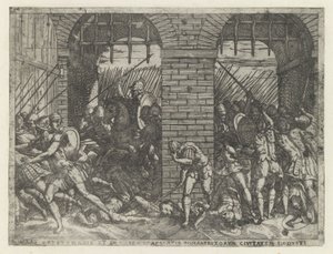 Römische Soldaten stürmen Crustumerium