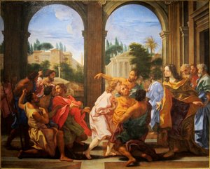 Joseph wird von seinen Brüdern erkannt von Giovanni Battista Gaulli