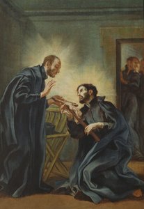 St. Ignatius von Loyola sendet St. Franz Xaver nach Indien von Giovanni Battista Gaulli