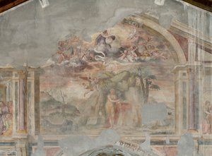 Maria Magdalena in der Wüste, Detail von Giovanni Battista Guerinoni