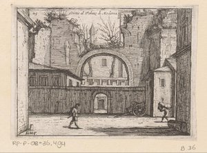 Ruinen in Rom von Giovanni Battista Mercati