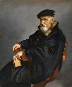 Porträt eines sitzenden alten Mannes von Giovanni Battista Moroni