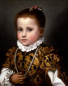 Kleines Mädchen aus dem Haus Redetti von Giovanni Battista Moroni