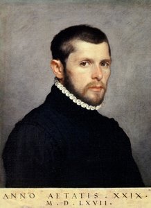 Porträt eines jungen Mannes von Giovanni Battista Moroni