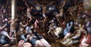 Die Passion, aus dem Salone delle Capriate (Hall of the Trusses) von Giovanni Battista Naldini