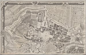 Neue Karte von Rom, herausgegeben von Giambattista Nolli im Jahr 1748, bekannt als La Pianta Grande di Roma