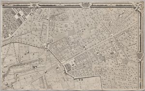 Neue Karte von Rom, herausgegeben von Giambattista Nolli im Jahr 1748, bekannt als La Pianta Grande di Roma