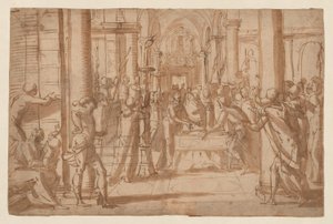 Darstellung des Leichnams von Sankt Antoninus von Florenz
