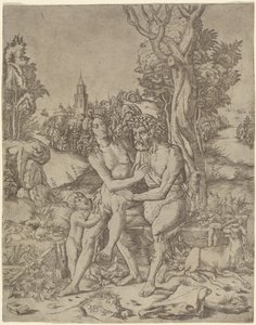Faunenfamilie von Giovanni Battista Palumba