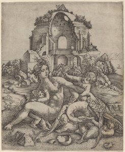 Leda und der Schwan von Giovanni Battista Palumba