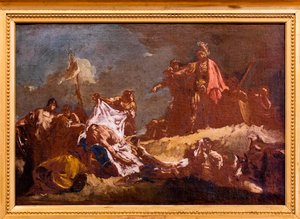Alexander und der Leichnam des Darius