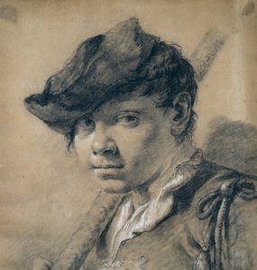 Kopf eines Jugendlichen von Giovanni Battista Piazzetta