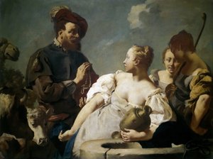 Rebekka am Brunnen, ca. 1740