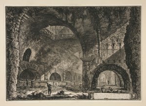 Innere Ansicht der Villa des Maecenas in Tivoli