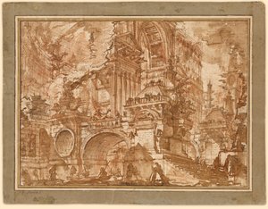 Ein antiker Hafen von Giovanni Battista Piranesi