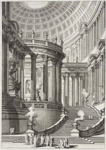 Antiker Tempel von Giovanni Battista Piranesi