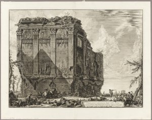 Antiker Tempel, allgemein als Tempel der Gesundheit bekannt, an der Via d