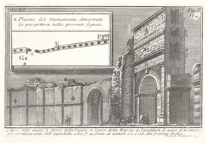 Aquädukt der Acqua Giulia, Speco della Giulia von Giovanni Battista Piranesi