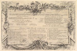 Inschrift auf der Seite der Brücke von Rimino, ca. 1748.