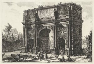 Konstantinsbogen in Rom von Giovanni Battista Piranesi