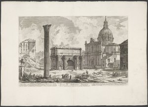 Bogen des Septimius Severus auf dem Forum Romanum (Ansichten von Rom)