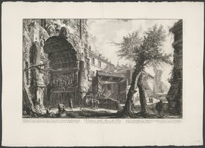 Bogen des Titus in Rom von Giovanni Battista Piranesi