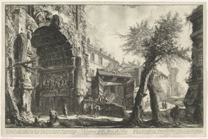 Bogen des Titus in Rom von Giovanni Battista Piranesi
