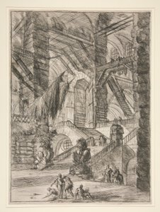 Carceri, VIII: Die Treppe mit Trophäen