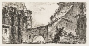 Forum des Augustus, Platte 15 aus Einige Ansichten von Triumphbögen und anderen Denkmälern von Giovanni Battista Piranesi