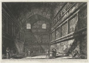 Innenansicht der Chiesa di Sant’Urbano in Rom von Giovanni Battista Piranesi