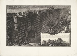 Mauerbau von Giovanni Battista Piranesi