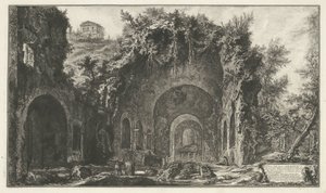 Nymphaeum von Egeria bei Rom von Giovanni Battista Piranesi