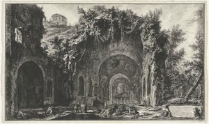 Nymphaeum von Egeria bei Rom von Giovanni Battista Piranesi
