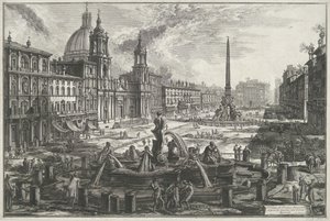 Piazza Navona in Rom (Serie: Ansichten von Rom)