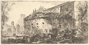 Tafel 18: Das Grab der Scipios Sepolcro della famiglia de Scipioni, ca. 1748 von Giovanni Battista Piranesi