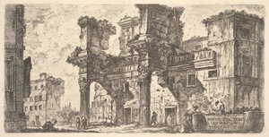 Teil des Forums von Nerva, ca. 1748