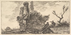 Grab der drei Curiatii-Brüder in Albano, ca. 1748 von Giovanni Battista Piranesi