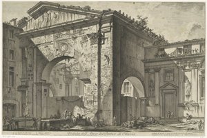 Portikus der Octavia in Rom von Giovanni Battista Piranesi