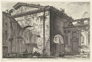Portikus von Octavia in Rom, Veduta dell