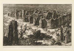 Rovine delle Terme Antoniniane (Ruinen der Antoninischen Thermen [Caracalla-Thermen]), aus Vedute di Roma von Giovanni Battista Piranesi