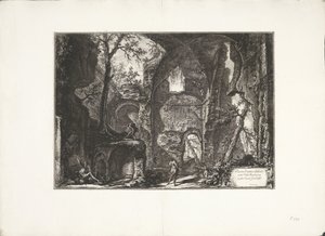 Ruine in der Villa Barberini