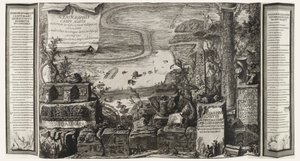 Scenographia Campi Martii, Seite aus Il Campo Marzio dell