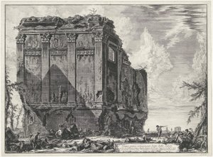 Tempel der Salus bei Rom