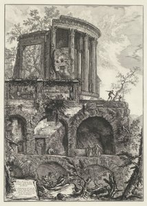 Tempel der Vesta in Tivoli von Giovanni Battista Piranesi