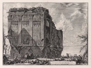 Antiker Tempel, allgemein als Tempel der Gesundheit bekannt, an der Via d